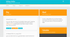 Desktop Screenshot of halfpapstudios.com