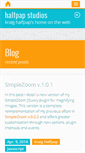 Mobile Screenshot of halfpapstudios.com