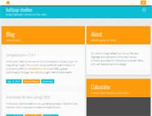 Tablet Screenshot of halfpapstudios.com